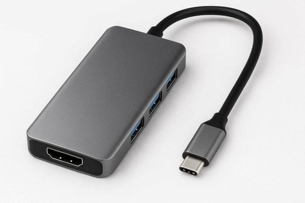4 Port Type C Hub USB 3.0 HDMI Adapter for Laptop Tablet Phone