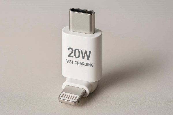 Type C to Lightning Adapter 20W Fast Charging for iPhone iPad