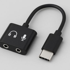 Type C Headphone Splitter 2 Port for Phone Tablet Laptop
