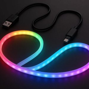 Type C LED Light Strip USB Powered for Home Car Decoration