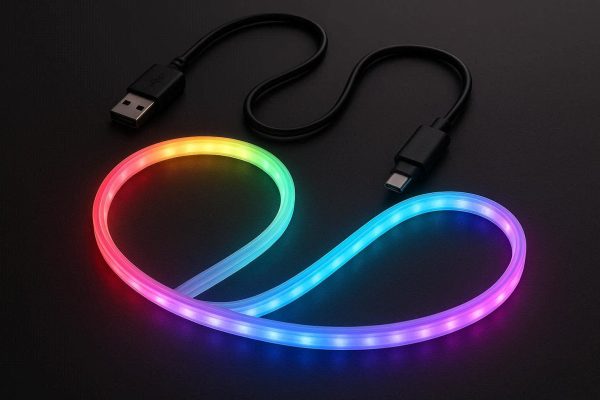 Type C LED Light Strip USB Powered for Home Car Decoration