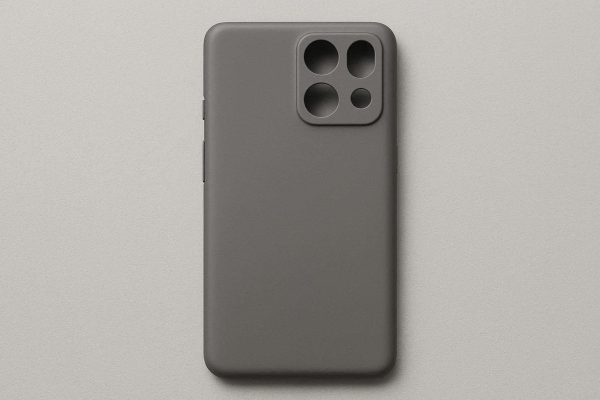 Solid Matte Gray Hard Phone Case for OnePlus 13